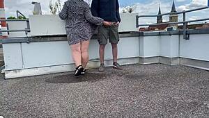 my dirty hobby peeing outdoors with mother-in-law in heels