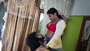 horny indian college girl's fat ass rides boyfriend's monster cock