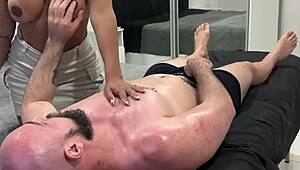 Paid for Massage but Got Cuckold Wife's Deepthroat Bonus Surprise