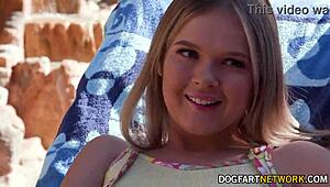 little nympho coco lovelock craves bbc facial on vacation