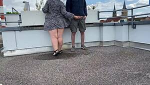 my dirty hobby peeing outdoors with mother-in-law in heels