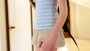 wild milfs dive into lesbian threeway action with eager stepteen