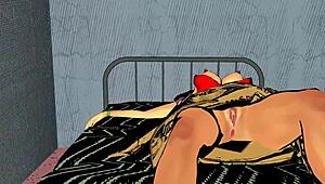 stepmom widow's pussy drips wet craving rough missionary pounding from horny son