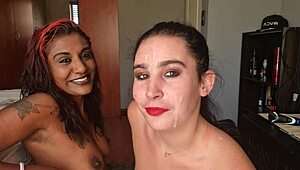 constantly turning my face while desi spits on it repeatedly