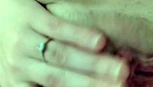 glasses babe fingers wet pussy solo in steamy bathtub tease