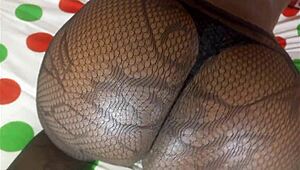 slap that big ebony ass while i fuck my fat wife in fishnets