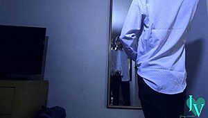 blonde tattooed jonny valentine gives long-distance jerk off instructions??