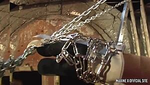 you love gagging on my cock in that cage, don't you slut? scott rhodes demands