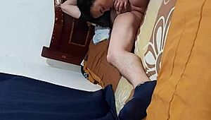 damn latina couple homemade ass worship in lingerie house