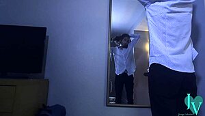 blonde tattooed jonny valentine gives long-distance jerk off instructions??