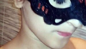 neighbor catches sexy latina masturbating then cums sadistically in her mouth