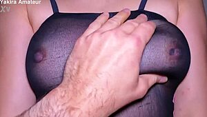 japanese wife in sexy bodysuit cheats on husband with huge cock doggystyle