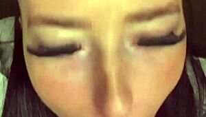 Does this horny American teen student's squirting toy orgasm make you cum?