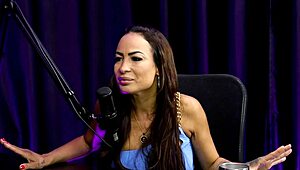 loira's pussy gets vibed hard after guest boasts about swing house rules and her easy orgasms - belinha baracho in sheer red