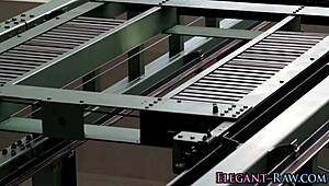 European Slut Takes Massive Cumshot After Hardcore Blowjob