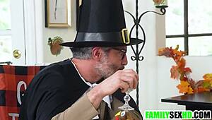 Fucking stepfamily all Thanksgiving day
