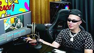 pri melancia shakes her huge tits outside on podcast