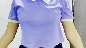 uhh, this indian model teen's solo play is like... amazin', total showoff vibes