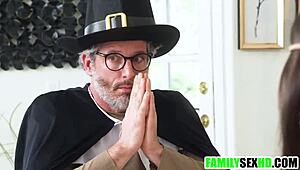 Fucking stepfamily all Thanksgiving day