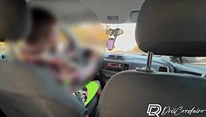 Naughty Uber guy tricked me into motel fun and filled my pussy with hot cum!