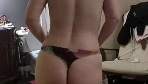 Curvy Subsecretary Strips During Intense Workout Session Undressing