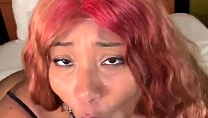 He Sneaks In While I Squirt Masturbating My Ebony Pussy