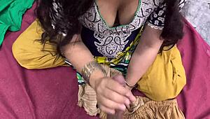 Teacher gives student the best blowjob and handjob combo