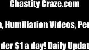 is that chastity device squeezing you way too tight now