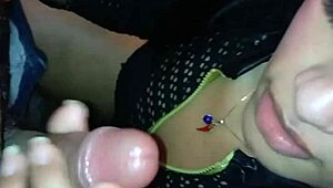 client loved my suckin so much he filmed my slutty face closeup