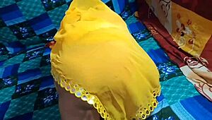 Beautiful Indian wife gets fucked hard on Karva Chauth special