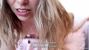 blonde babe tests 12 positions with spanks and new year wishes