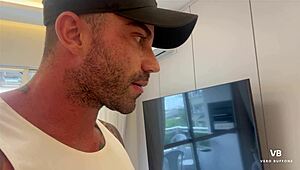 WOW I FUCKED MY BROTHER'S FRIEND WHILE HE SHOWERED NEXT DOOR!