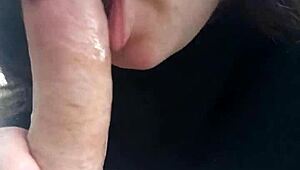 wanna see twonymphos slobbering on cock by the lake?