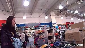 Stellar Czech Teen Teased in Hypermarket Then Shagged Hard POV
