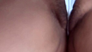 Stepmother On Beach Permits Hairy Pussy Enjoyment And Masturbation