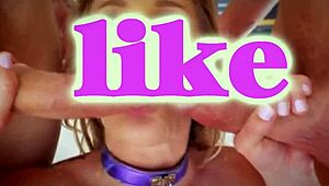 Sissy trains to swallow old man's hot jizz cumshot cuckold blowjob