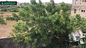 wanna see us destroy wet ghetto pussy with monster bbc in that abandoned building?