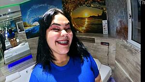 gordinha no motel se exibindo gozando alto com masturbação