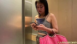 Fresh Filipina babe off the boat bent over for monster cock creampie doggy