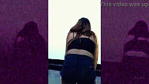 mc akira dances sexy in lingerie shaking big ass homemade
