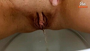 Pissing Compilation Golden Rain Femdom Shaves Wife Pussy Toilet Squirting Ep 832