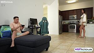 my pregnant stepmom anna's horny creampie tease drives me wild