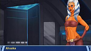 GROPING ORANGE TRAINER TITS AND BOOBS HARD!