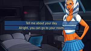 GROPING ORANGE TRAINER TITS AND BOOBS HARD!