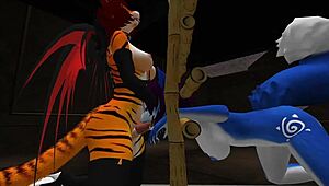 Blue vixen feels utterly used and craving more intense pleasure