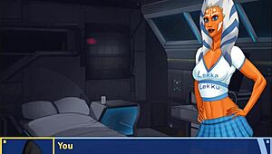 GROPING ORANGE TRAINER TITS AND BOOBS HARD!