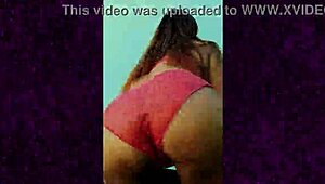 mc akira dances sexy in lingerie shaking big ass homemade