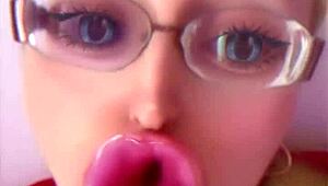 Dollification turns sissy into bimbo fuck doll with huge pink lipstick lips