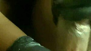Amateur Babe's Handjob Covers Huge Black Cock in Thick Cum!