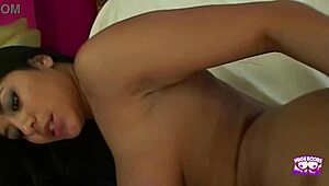 i feel her tight pussy gripping as jack lawrence pounds this latina brunette in lingerie